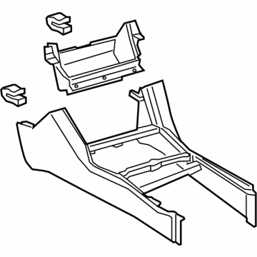 2021 Toyota Tacoma Center Console Base - 58810-04030-C0