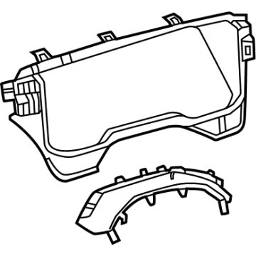 Toyota 55404-0C030 PANEL SUB-ASSY, INST