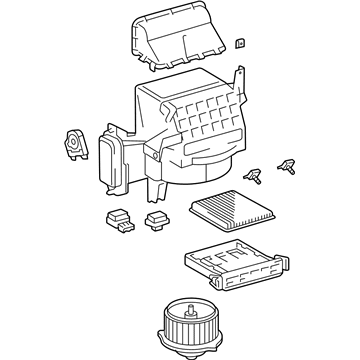 Toyota 87130-08080 Blower Assembly
