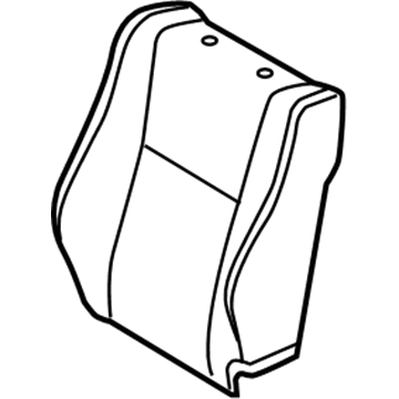 Toyota 71073-0C591-B2 Front Seat Back Cover, Right(For Separate Type)