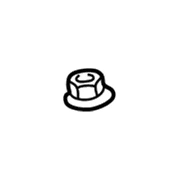 Toyota 90178-10008 Spring Seat Nut