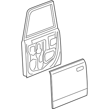 Toyota 67002-52270 Door Shell, Driver Side