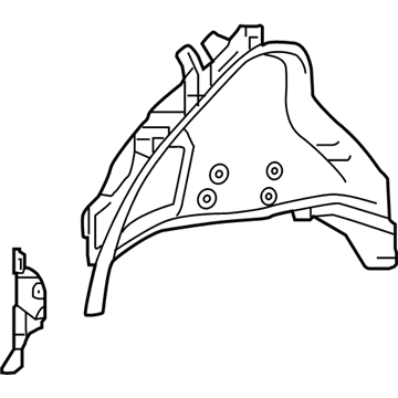 Toyota 61607-12C80 Inner Wheelhouse