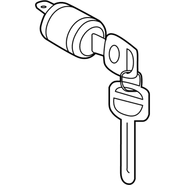 Toyota 69056-0E020 Cylinder & Key Set