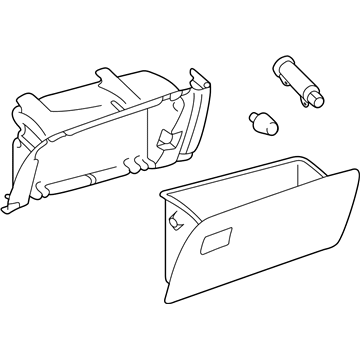 Toyota 55045-08020-B0 Glove Box Assembly