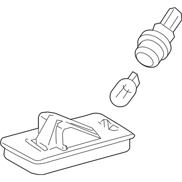 Toyota 81270-60332 License Lamp