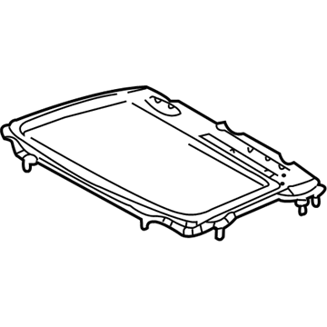 Toyota 63142-01010 Sunroof Reinforcement