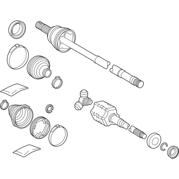 Toyota 43410-12C40 Drive Axle