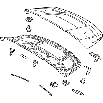 Toyota 76085-10902-C0 Spoiler Sub-Assembly, Rr