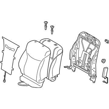 Toyota 71440-47320-G3 Seat Back Assembly