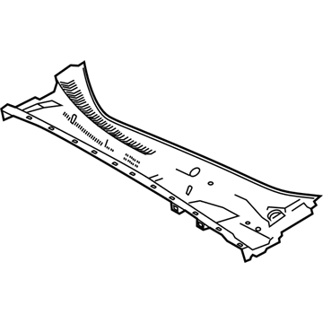 Toyota 55708-02560 LOUVER Sub-Assembly, Cow