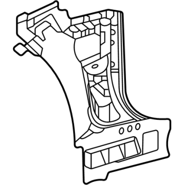 Toyota 61023-42130 Inner Hinge Pillar