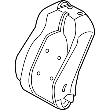 Toyota 71552-06881 Seat Back Pad