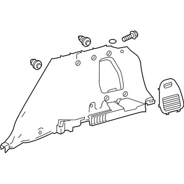 Toyota 64730-42110-C0 Panel Assembly, Deck Trim