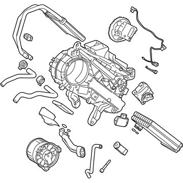 Toyota 87030-08130 Evaporator Assembly