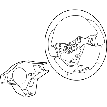 Toyota Corolla iM Steering Wheel - 45100-12F60-C0