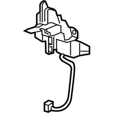 Toyota 53510-07020 Lock Assembly, Hood