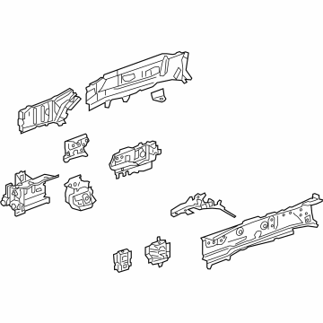 Toyota 57028-06906 Rail Assembly