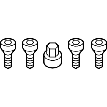 Toyota 90118-WA688 Wheel Lock Kit