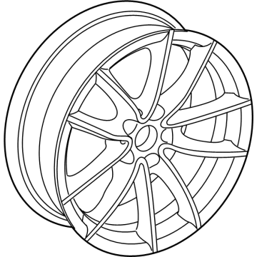 Toyota 42611-WAA01 Wheel, Alloy