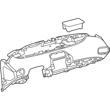 Toyota 55302-47111-B0 Panel Sub-Assembly, Inst