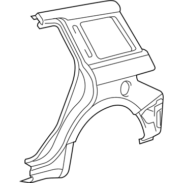 Toyota 61601-52241 Panel Sub-Assembly, QUAR