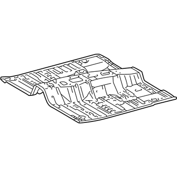 1996 Toyota 4Runner Floor Pan - 58111-35080