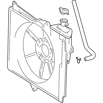 Scion 16711-21030 Fan Shroud