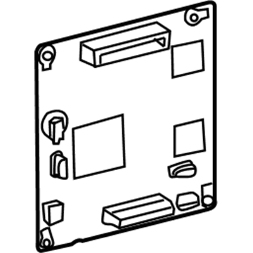 Toyota 86116-47051 Control Panel