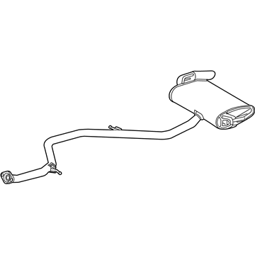 Toyota Prius AWD-e Exhaust Pipe - 17430-37B10