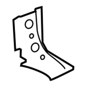 Toyota 58341-0E010 Bracket, Rear ABSORBER