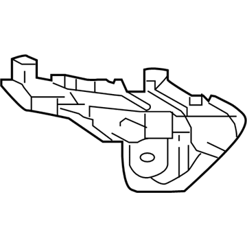 Toyota 52563-12240 Tail Lamp Assembly Bracket, Upper Driver Side