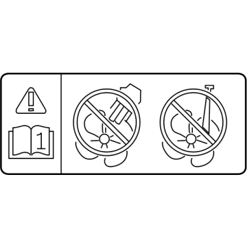 Toyota 88723-0A120 Fan Label