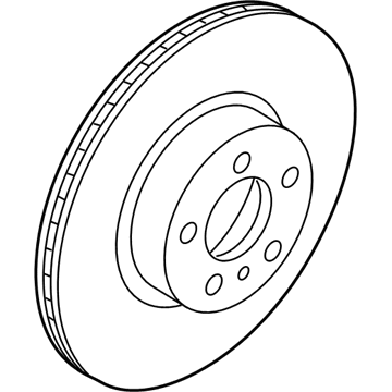 2021 Toyota GR Supra Brake Disc - 42431-WAA03