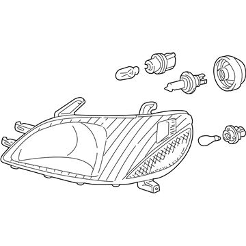 Toyota 81110-47030 Headlamp Assembly