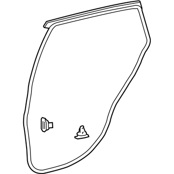 Toyota Venza Door Seal - 67871-0T010