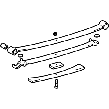 1993 Toyota 4Runner Leaf Spring - 48210-35771