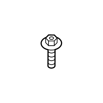 Toyota 90118-WA191 Upper Crossmember Screw