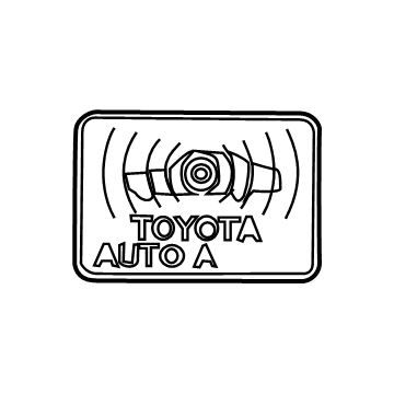 Toyota 74515-06010 Antitheft Label