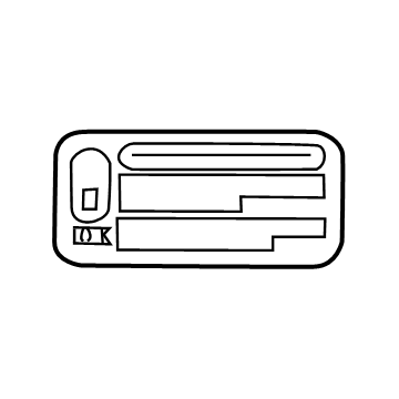 Toyota 69339-60010 Warning Label