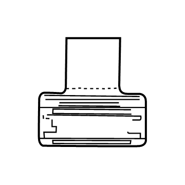 Toyota 74599-48020 Air Bag Label