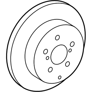 Toyota Prius V Brake Disc - 42431-47050