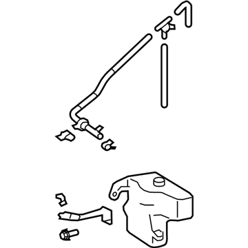 Toyota 16470-0T040 Reservoir Tank