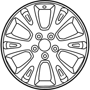 Toyota 42611-07030 Wheel, Disc