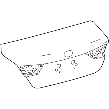 Toyota 64401-06E00 Panel Sub-Assembly, Luggage