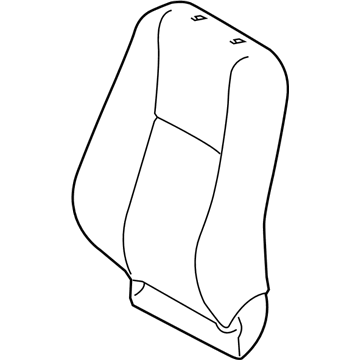 Toyota 71074-0R221-A3 Front Seat Back Cover, Left(For Separate Type)