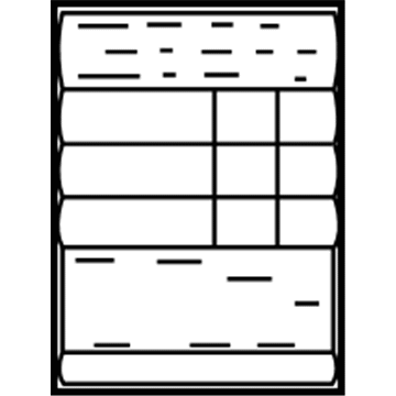 Toyota 42668-06010 Caution Label