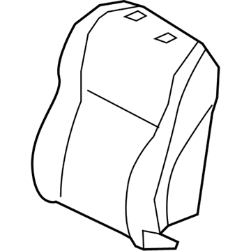 Toyota 71552-0E080 Seat Back Pad