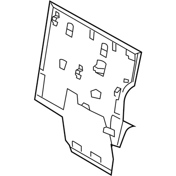 Toyota 71890-42040-C0 Carpet Assembly, Rear Seat