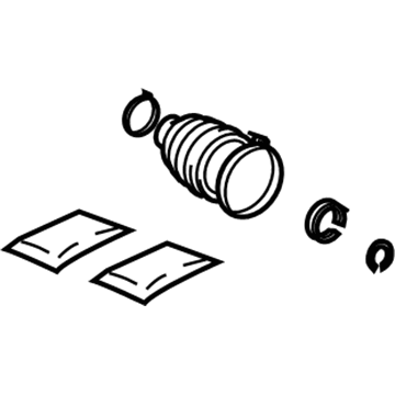 Toyota 04438-04050 Front Cv Joint Boot Kit, In Outboard, Right